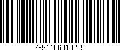 Código de barras (EAN, GTIN, SKU, ISBN): '7891106910255'