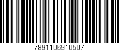 Código de barras (EAN, GTIN, SKU, ISBN): '7891106910507'