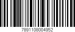 Código de barras (EAN, GTIN, SKU, ISBN): '7891108004952'