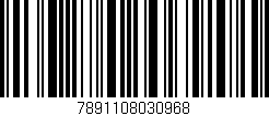 Código de barras (EAN, GTIN, SKU, ISBN): '7891108030968'