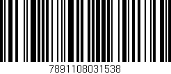 Código de barras (EAN, GTIN, SKU, ISBN): '7891108031538'