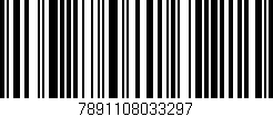 Código de barras (EAN, GTIN, SKU, ISBN): '7891108033297'