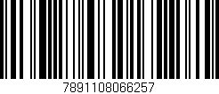 Código de barras (EAN, GTIN, SKU, ISBN): '7891108066257'