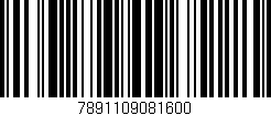 Código de barras (EAN, GTIN, SKU, ISBN): '7891109081600'