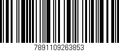Código de barras (EAN, GTIN, SKU, ISBN): '7891109263853'