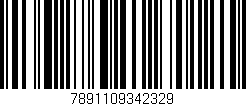 Código de barras (EAN, GTIN, SKU, ISBN): '7891109342329'