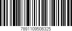 Código de barras (EAN, GTIN, SKU, ISBN): '7891109506325'