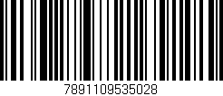 Código de barras (EAN, GTIN, SKU, ISBN): '7891109535028'