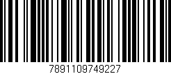 Código de barras (EAN, GTIN, SKU, ISBN): '7891109749227'