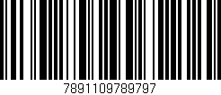 Código de barras (EAN, GTIN, SKU, ISBN): '7891109789797'