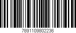 Código de barras (EAN, GTIN, SKU, ISBN): '7891109802236'