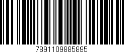 Código de barras (EAN, GTIN, SKU, ISBN): '7891109885895'