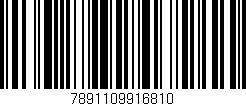 Código de barras (EAN, GTIN, SKU, ISBN): '7891109916810'