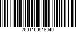 Código de barras (EAN, GTIN, SKU, ISBN): '7891109916940'