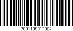 Código de barras (EAN, GTIN, SKU, ISBN): '7891109917084'