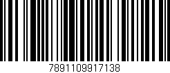 Código de barras (EAN, GTIN, SKU, ISBN): '7891109917138'