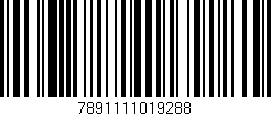 Código de barras (EAN, GTIN, SKU, ISBN): '7891111019288'