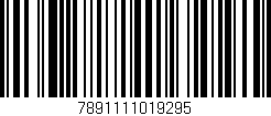 Código de barras (EAN, GTIN, SKU, ISBN): '7891111019295'