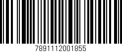 Código de barras (EAN, GTIN, SKU, ISBN): '7891112001855'