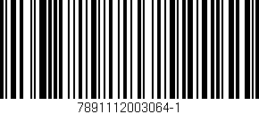 Código de barras (EAN, GTIN, SKU, ISBN): '7891112003064-1'