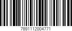 Código de barras (EAN, GTIN, SKU, ISBN): '7891112004771'
