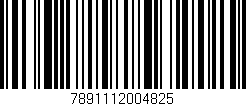 Código de barras (EAN, GTIN, SKU, ISBN): '7891112004825'