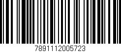 Código de barras (EAN, GTIN, SKU, ISBN): '7891112005723'