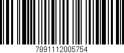 Código de barras (EAN, GTIN, SKU, ISBN): '7891112005754'