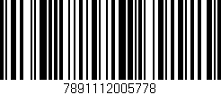 Código de barras (EAN, GTIN, SKU, ISBN): '7891112005778'