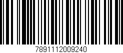 Código de barras (EAN, GTIN, SKU, ISBN): '7891112009240'