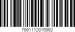Código de barras (EAN, GTIN, SKU, ISBN): '7891112015982'