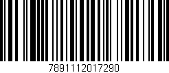 Código de barras (EAN, GTIN, SKU, ISBN): '7891112017290'