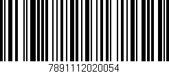 Código de barras (EAN, GTIN, SKU, ISBN): '7891112020054'