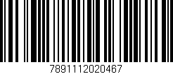 Código de barras (EAN, GTIN, SKU, ISBN): '7891112020467'
