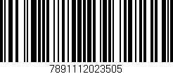 Código de barras (EAN, GTIN, SKU, ISBN): '7891112023505'