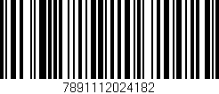 Código de barras (EAN, GTIN, SKU, ISBN): '7891112024182'