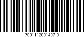 Código de barras (EAN, GTIN, SKU, ISBN): '7891112031487-3'