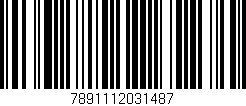 Código de barras (EAN, GTIN, SKU, ISBN): '7891112031487'
