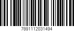 Código de barras (EAN, GTIN, SKU, ISBN): '7891112031494'
