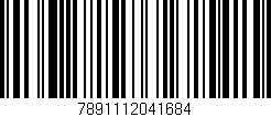 Código de barras (EAN, GTIN, SKU, ISBN): '7891112041684'