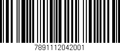 Código de barras (EAN, GTIN, SKU, ISBN): '7891112042001'