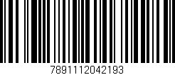 Código de barras (EAN, GTIN, SKU, ISBN): '7891112042193'