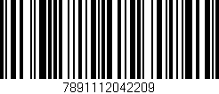 Código de barras (EAN, GTIN, SKU, ISBN): '7891112042209'