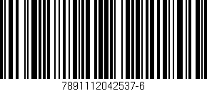 Código de barras (EAN, GTIN, SKU, ISBN): '7891112042537-6'