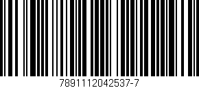 Código de barras (EAN, GTIN, SKU, ISBN): '7891112042537-7'