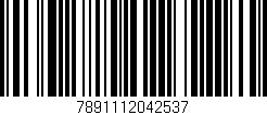 Código de barras (EAN, GTIN, SKU, ISBN): '7891112042537'