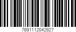 Código de barras (EAN, GTIN, SKU, ISBN): '7891112042827'