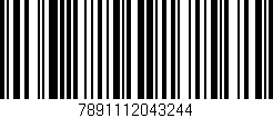 Código de barras (EAN, GTIN, SKU, ISBN): '7891112043244'