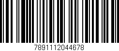 Código de barras (EAN, GTIN, SKU, ISBN): '7891112044678'