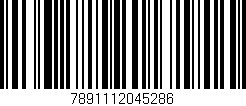 Código de barras (EAN, GTIN, SKU, ISBN): '7891112045286'